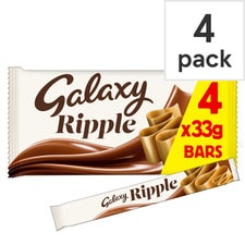 Galaxy Ripple Chocolate Bars Multipack 4x33g