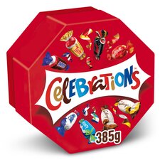 Celebrations Milk Chocolate Box Chocolate Bars Gift 385g