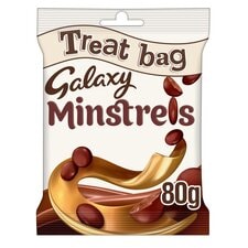 Galaxy Minstrels Chocolate Treat Bag 80G