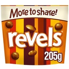 Revels Milk Chocolate Sharing Pouch Bag 205g