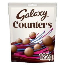 Galaxy Counters Milk Chocolate Buttons Pouch Bag 122g