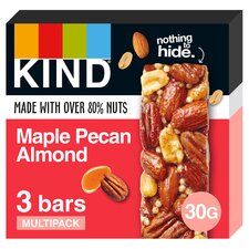 KIND Maple Pecan & Almond Bars cereal bars 3x30g