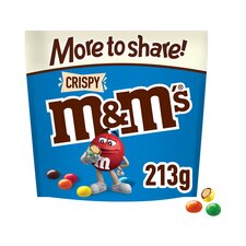 M&M's Crispy Milk Chocolate Bag 213g