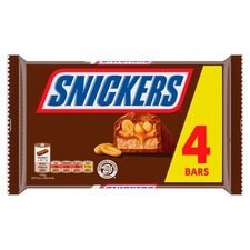 Snickers Milk Chocolate Bars Multipack 4 X 41.7G