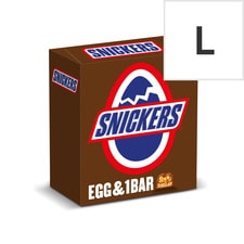 Snickers Milk Chocolate Large Easter Egg and Bar 198g