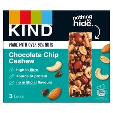 Kind Chocolate Chip Cashew & Mixed Nut Bar 3 x 30g