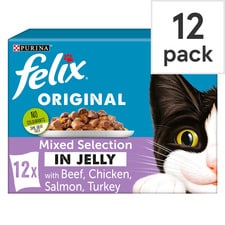 Felix Pouch Senior In Jelly Mixed Selection 12X100g