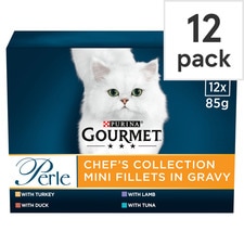 Gourmet Perle Cat Food Chef's Collection 12X85G