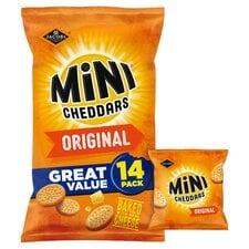 Jacob's Mini Cheddars Original 14 Pack 322G