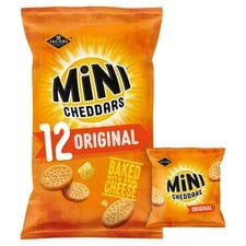 Jacob's Mini Cheddars Original Multipack Snacks 12x23g