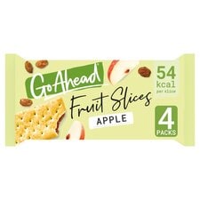 Go Ahead Apple Crispy Fruit Slices Snack Bars Multipack 4 x 43.6g