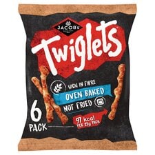 Jacob's Twiglets Baked Snacks Multipack 6 x 24g