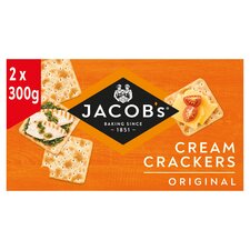 Jacob's Original Cream Crackers Twin pack 2x300g