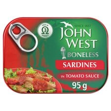 John West Boneless Sardines Tomato Sauce 95G