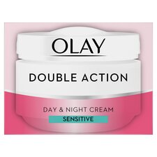 Olay Double Action Sensitive Day & Night Cream Moisturiser 50ml