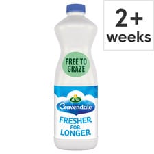 Cravendale Filtered Fresh Whole Milk 1L Fresher for Longer