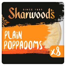 Sharwoods Plain Poppadoms 8 Pack