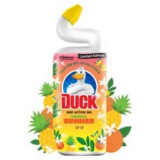 Duck Toilet Cleaner Deep Action Liquid Gel Tropical Summer 750ml