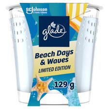 Glade Candle, Small Scented Candle, Beach Days & Waves