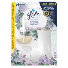 Glade Electric Plug In Holder + Refill Eucalyptus & Lavender 20ml