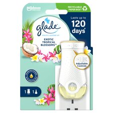 Glade Electric Scented Oil Holder Exotic Tropical Blossoms 20ml