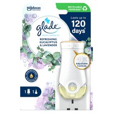 Glade Electric Scented Oil Holder Refreshing Eucalyptus & Lavender 20ml