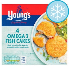 Youngs 4 Omega 3 Fish Cakes 200G