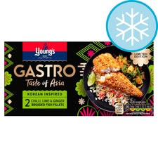 Young's Gastro Taste of Asia  2 Chili Lime & Ginger Fish Fillets 270g