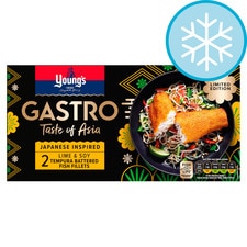 Young's Gastro Taste of Asia  2 Lime & Soy Fish Fillets 270g