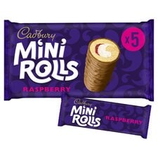 Cadbury Raspberry Mini Roll 5 Pack