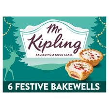 Mr Kipling 6 Festive Bakewell Tarts