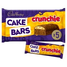 Cadbury Crunchie Cake Bars 5 Pack