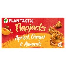 Plantastic Sweet Apricot & Ginger With Almond Flapjack X5