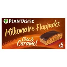 Plantastic Millionaire Flapjacks Chocolate & Caramel 5 Pack