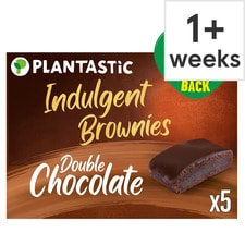 Plantastic Double Chocolate Brownie Slices x5