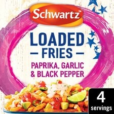 Schwartz Loaded Fries Paprika, garlic & Black Pepper Mix 20g
