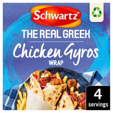 Schwartz The Real greek Chicken gyros Wrap Recipe Mix 20g