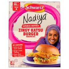 Schwartz Nadiya Zingy Katsu Burger Recipe Kit 105g