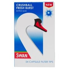 Swan Crushball Fresh Burst Extra Slim Filters X54