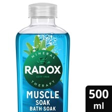 Radox Muscle Soak Bath Soak Bubble Bath 500ml