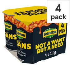 Branston Baked Beans In Tomato Sauce 4 X 410G