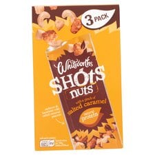 Whitworths Shots Salted Caramel Nuts 3X25g