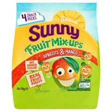 Whitworths Sunny Fruit Mix Ups Apricot & Mango 4X18g