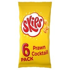 Kp Skips Prawn Cocktail Crisps 6 X 13.1G