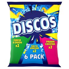 Discos Assorted Crisps 6X25.5G