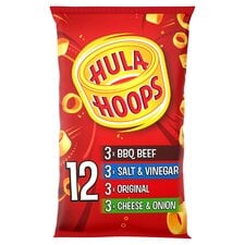 Hula Hoops Variety Pack 12X24g