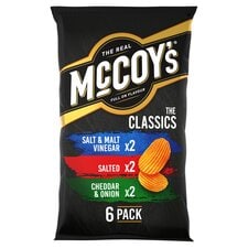 Mccoy's Classic Variety Crisps 6X25g