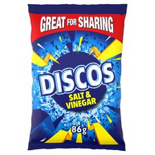 Discos Salt & Vinegar Flavour Crisps 86G