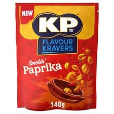 Kp Flavour Kravers Smokin' Paprika Flavour Peanut 140G