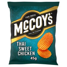 Mccoy's Thai Sweet Chicken Grab Bag Crisps 45G